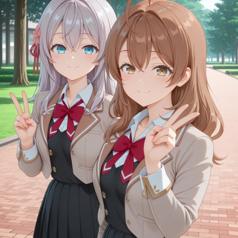 Alya x Masha Kujou Yuri - Page 1